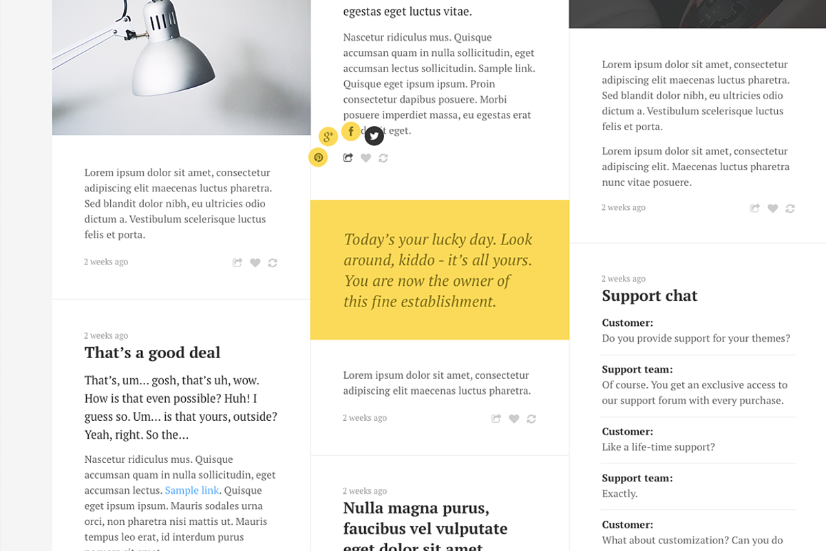 Columns tumblr theme, a Websites & App Template by Pixel Revel (Photo 2 of 5)