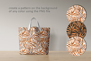 Banksia & palm leaves. Watercolor, a Pattern Graphic by Ola_Vola (Thumbnail 5 of 7)