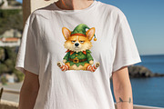 Christmas Funny Dog Clipart Bundle., an Illustration by SVGArt (Thumbnail 7 of 8)