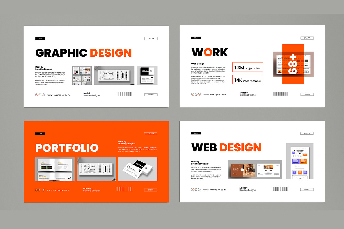 Portfolio Presentation Template, a Presentation Template by MightyDesign (Photo 4 of 8)