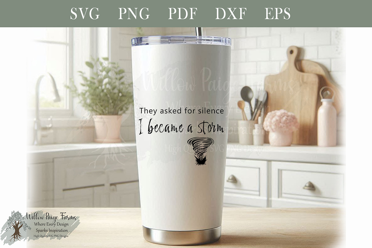 I became a storm witchy svg, an Object Illustration by Willow Paige Farms (Photo 5 of 8)