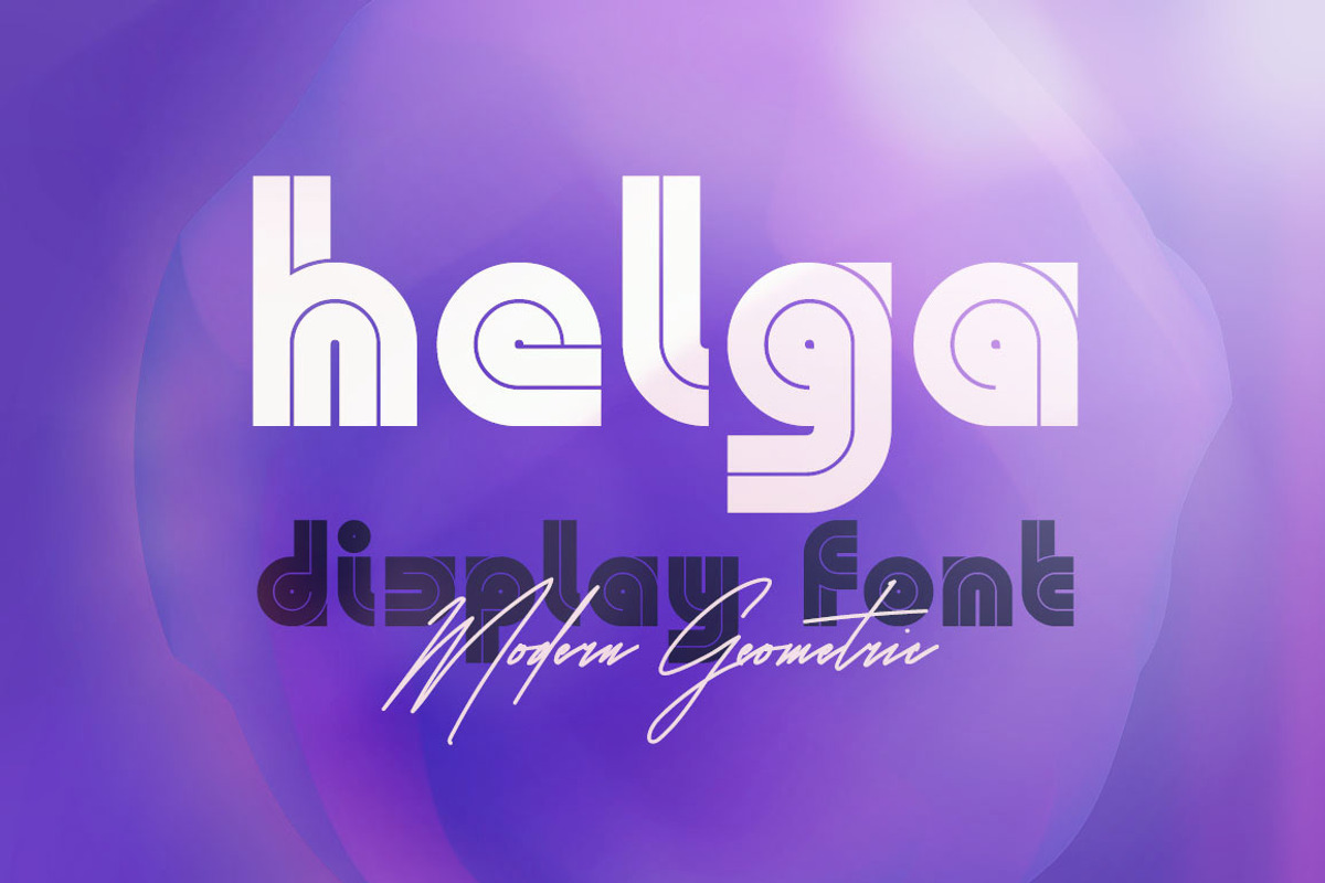 Helga - Display Font