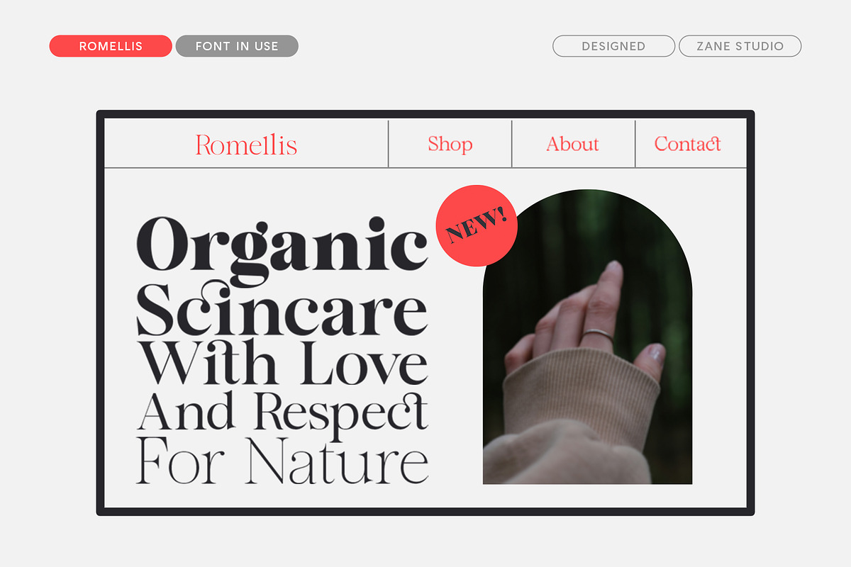 Romellis – Editorial Serif Typeface, a Serif Font by Zane Studio (Photo 4 of 15)