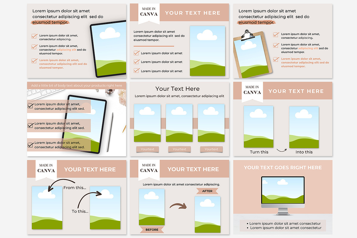 Printable Mockup Listing Template A4, a Books & Magazine Mockup by NoemieDesigns (Photo 4 of 5)