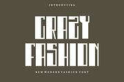 Crazy Fashion - Font, a Sans Serif Font by artchiles_design (Thumbnail 1 of 5)