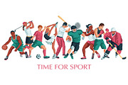 Sports vector illustrations set, a Person Illustration by LisaKolbasa (Thumbnail 3 of 19)
