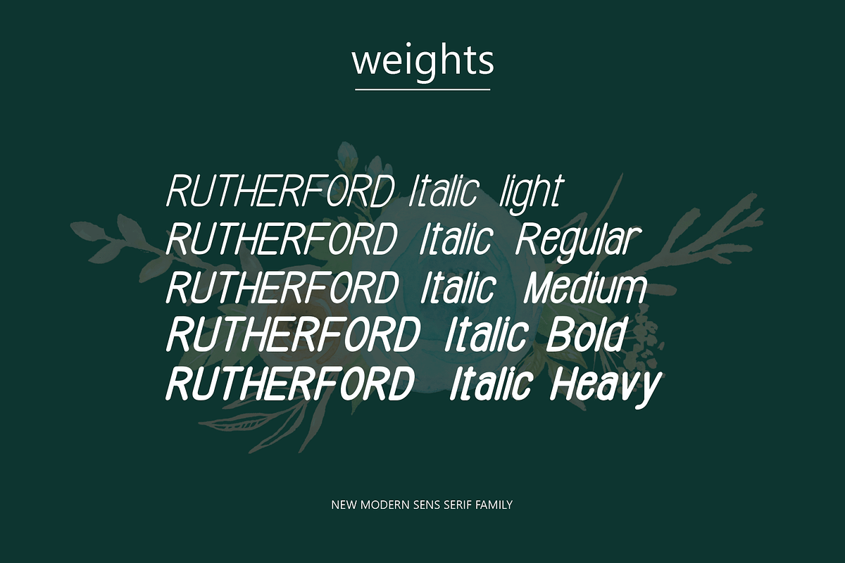RUTHERFORD SANS SERIF FAMILY preview 3