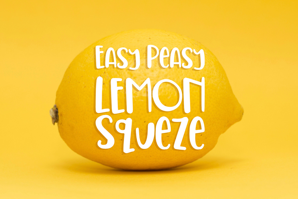 Tiny Lemon Font preview 4