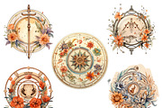 Watercolor Astrological Clipart, an Object Illustration by Design Scotch (Thumbnail 4 of 7)