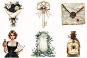 Ivory Gothic Halloween Clipart, an Illustration by OK Design (Thumbnail 2 of 5)