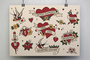 Tattoo Elements - Love Edition