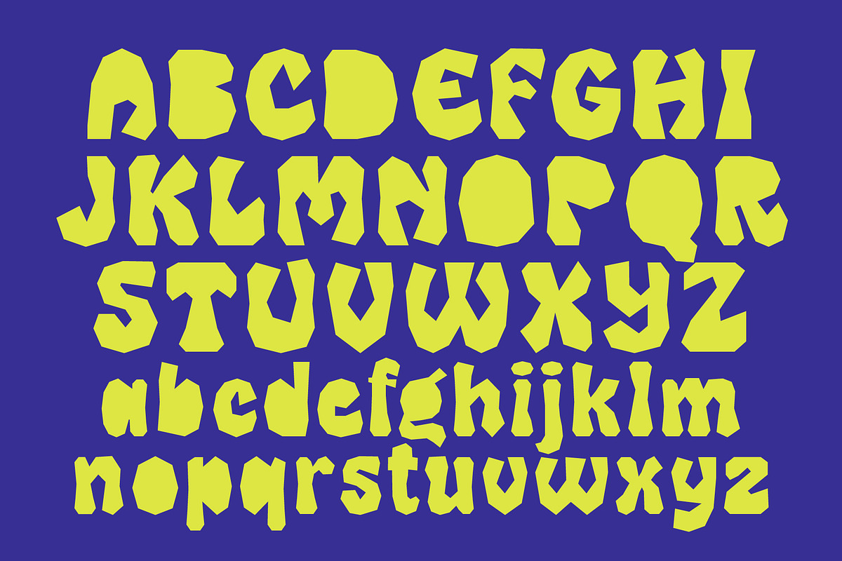 Surfo - Cutout font, a Handwritten Font by The Native Saint Club (Photo 16 of 16)