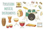 Percussion Musical Instruments, an Object Graphic by Vectorikart (Thumbnail 1 of 2)