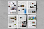 Tabloid Newspaper Template Bundle, a Magazine Template by Oshin Design (Thumbnail 7 of 7)