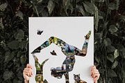 Yoga Girl with Cat & Dog Collage, a Templates & Theme by AIW SOLUTIONS (Thumbnail 3 of 5)