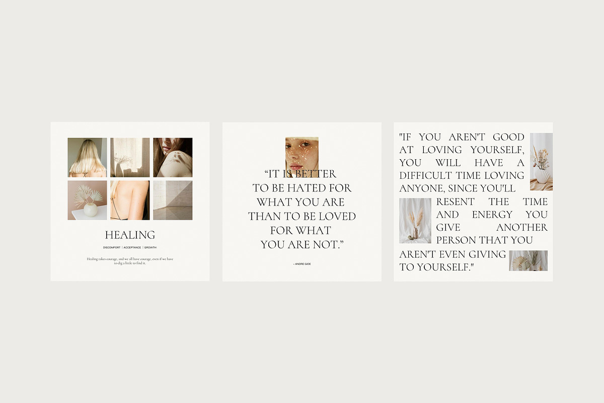 CANVA PS Instagram Posts Templates, a Social Media Template by Love Radiation Studio (Photo 5 of 20)