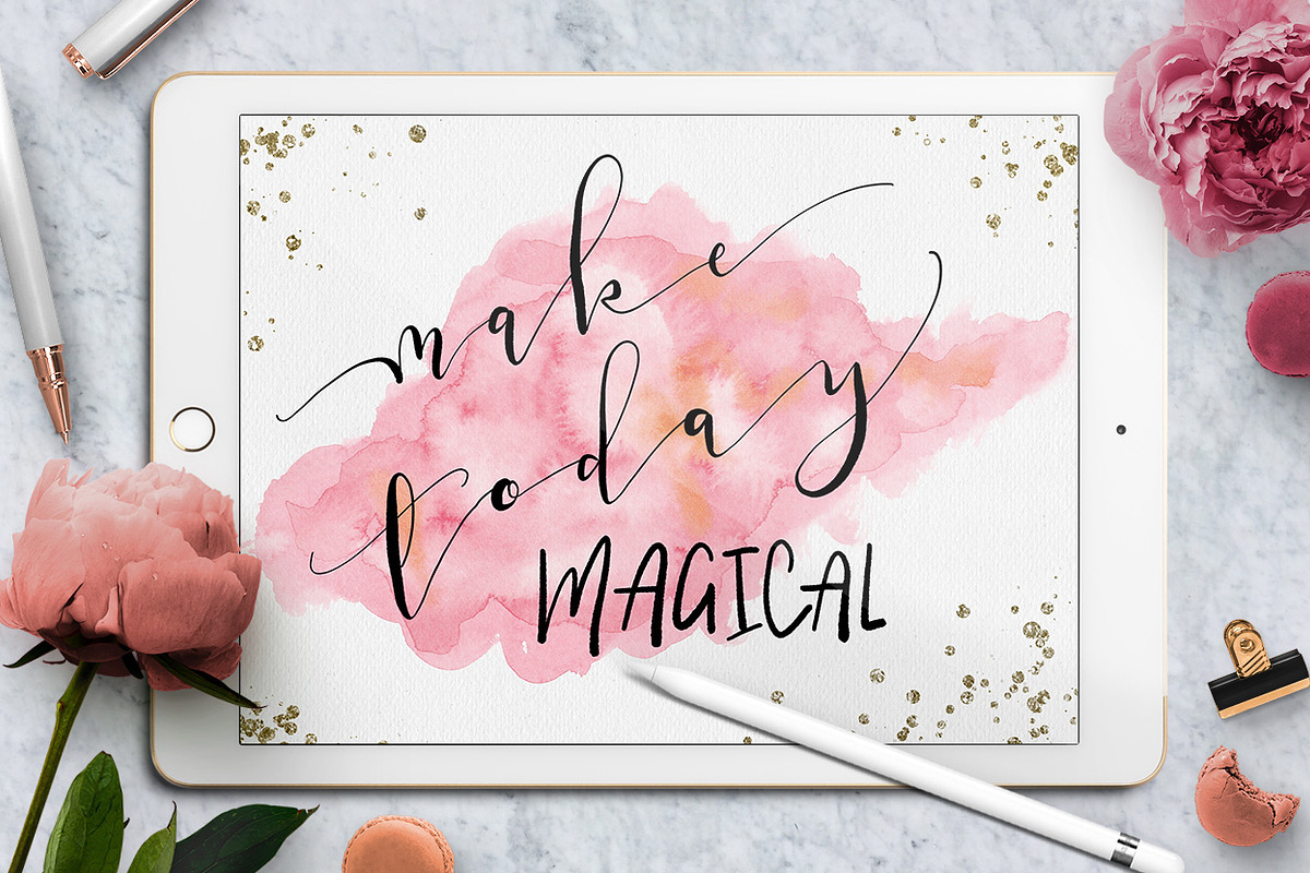 Procreate Lettering Brushes + Bonus, a Brush Add-On by AJ Brushes (Photo 22 of 23)