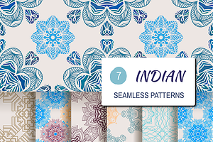 7 indian seamless patterns