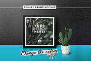 Square Frame Mockup, a Print Template by Álbori Produções (Thumbnail 3 of 4)