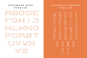 Deadwood - A Monogram Font Family