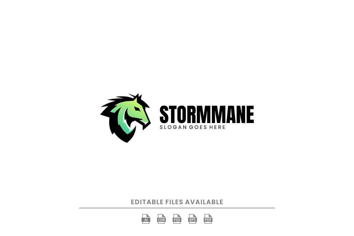 Modern Mascot Horse Head Logo Design, a Branding & Logo Template by Artnivora.Std