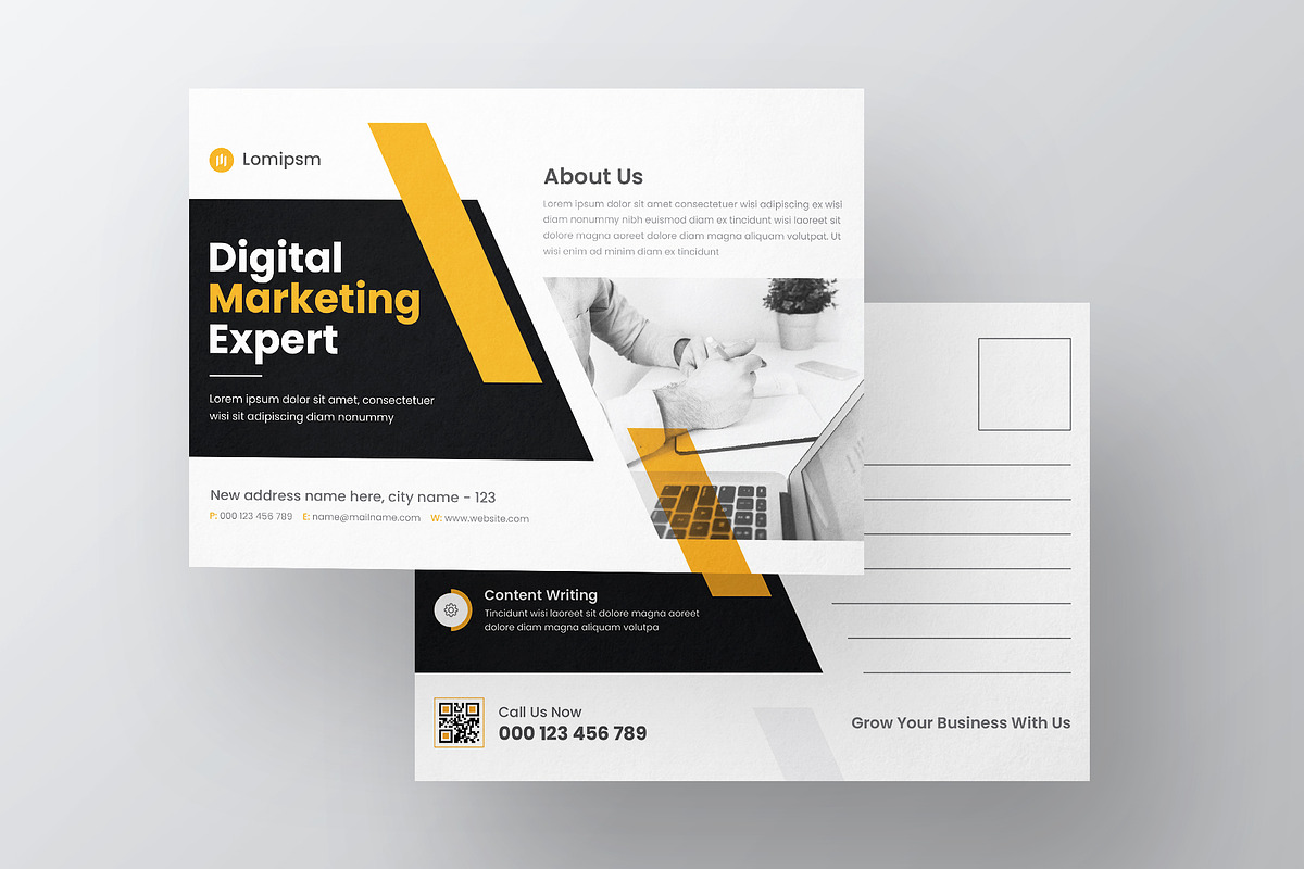 Corporate Postcard, a Stationery Template by Pixelpick (Photo 3 of 3)