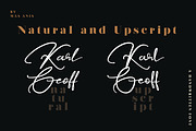 Karl Geoff, a Script Font by Masanis (Thumbnail 2 of 14)