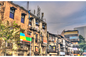 Buildings in central mumbai india featuring mumbai, india, and street, an Architecture Photo by Leonid Andronov