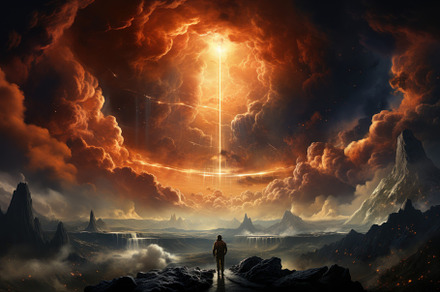God in the clouds, a Photo by Pictures for you!!!!!!!!!
