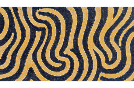 Abstract zebra print pattern with, an Illustration by Lermont51