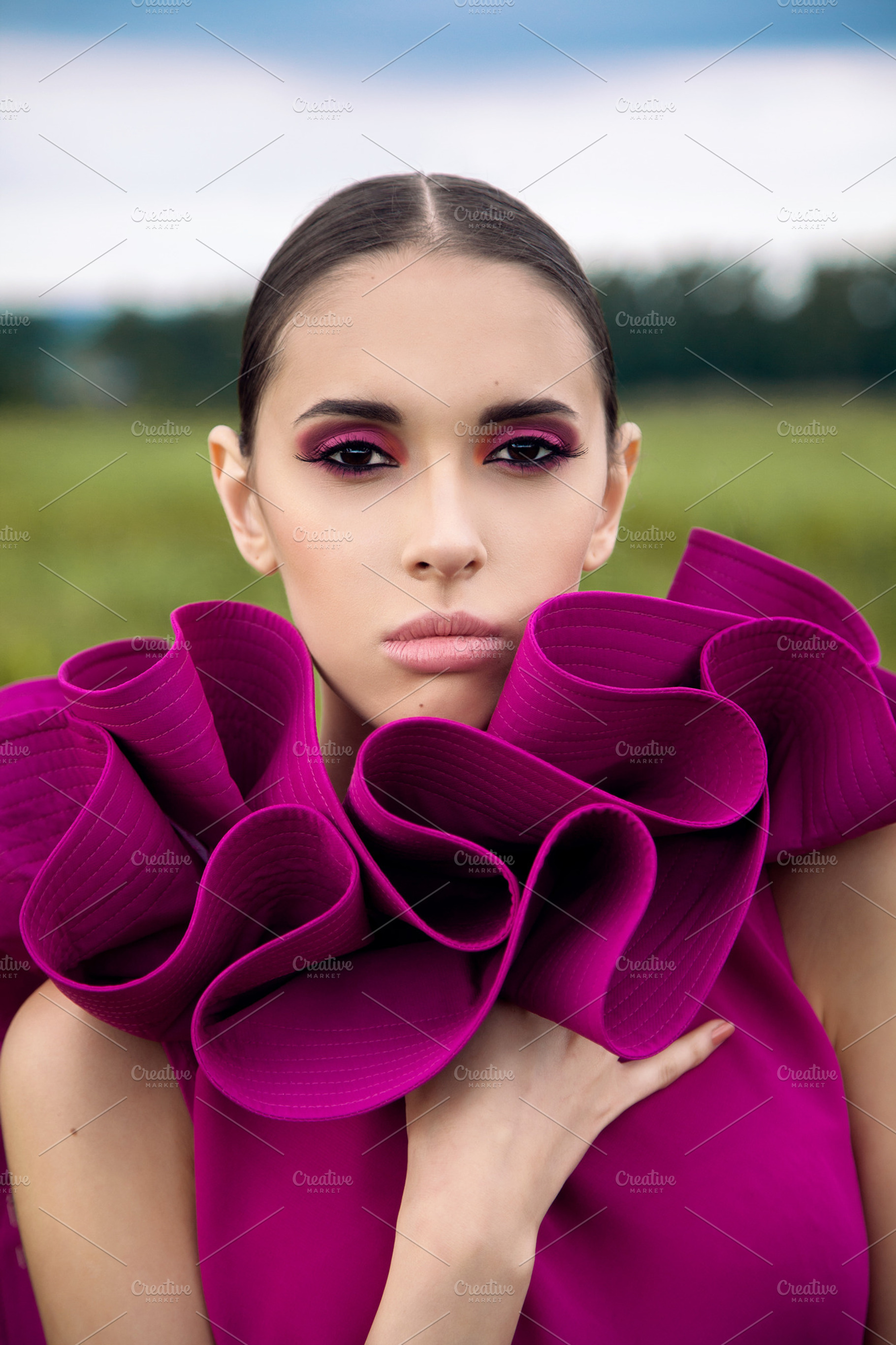 Fashion portrait of a young girl featuring portrait, young, and girl, a Beauty & Fashion Photo by SaulichPhoto