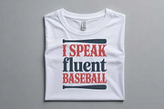 Athletic I Speak Fluent Baseball, a Decorative Illustration by Purpose Ekbal (Thumbnail 2 of 3)