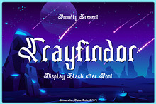 Trayfindor - Display Blackletter