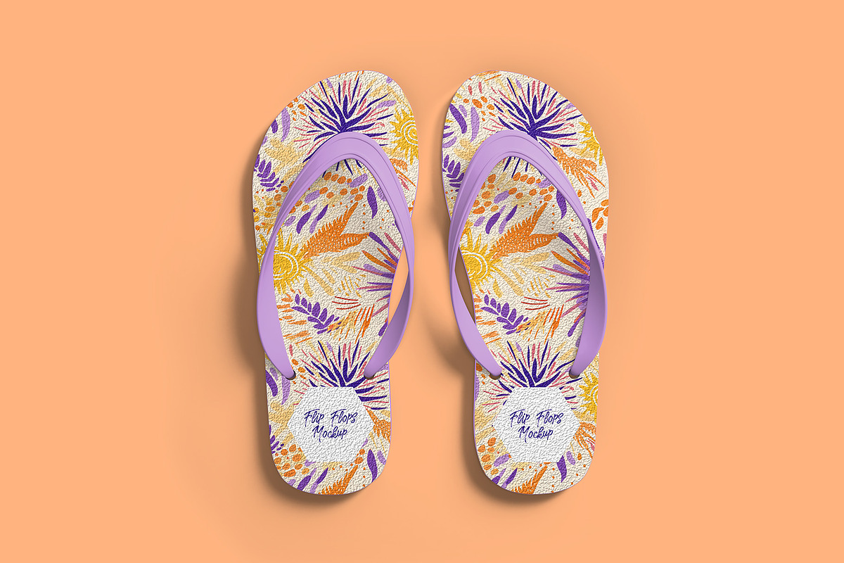 Flip Flops Packaging Mockup 6 Views, a Packaging Mockup by Illusiongraphic (Photo 5 of 20)