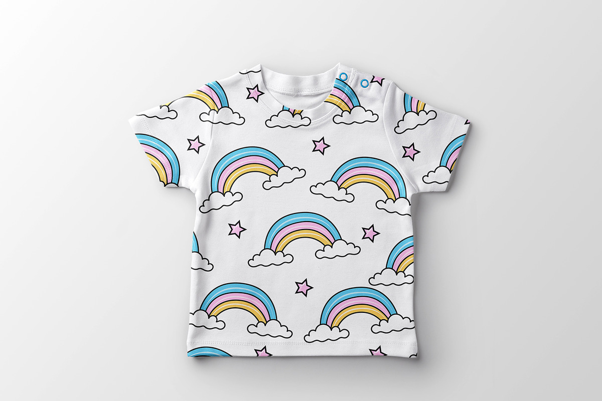 Vector unicorns set, 4 vector seamle, a Pattern Graphic by Olena Halahan (Photo 2 of 5)