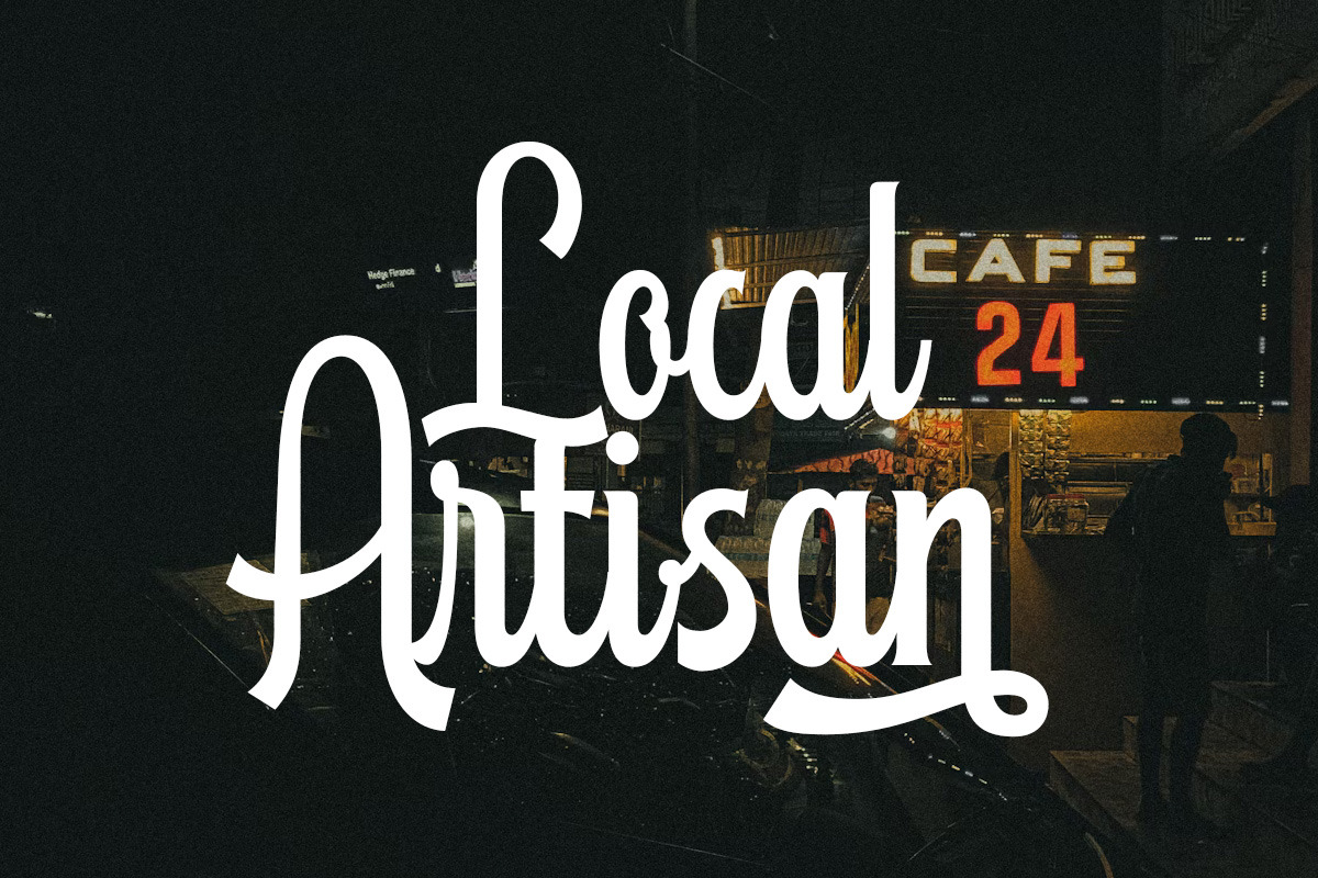 New Haven Retro Script Display Font, a Script Font by Letterhend Studio (Photo 3 of 9)
