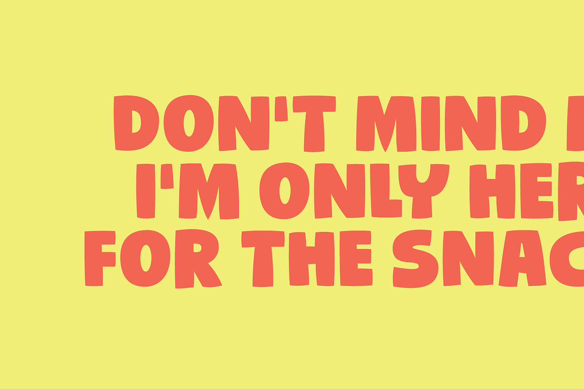 Move Your Feet!, a Sans Serif Font by pizzadudedotdk (Photo 7 of 10)