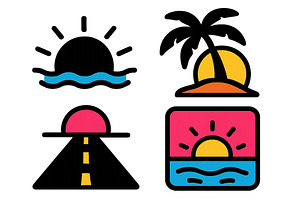 Colorful vector illustrations of, an Illustration by ZinetroN