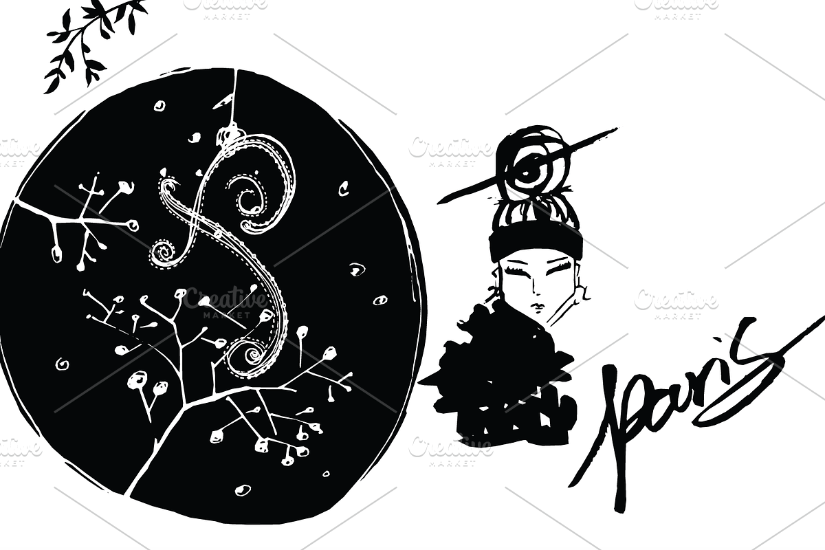 Fashion Hand-drawn Japanese Style, an Illustration by mollyli.ai