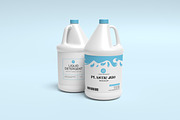 Gallon Packaging Mockup, an Advertising Mockup by xavier_studio (Thumbnail 2 of 5)
