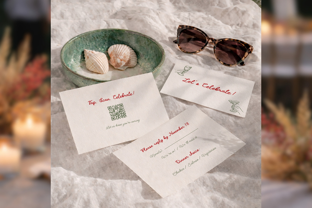 Wedding Invitation Suite Canva bd003, an Invitation Template by TyphoonStudio (Photo 5 of 9)
