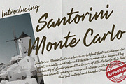 Santorini Monte Carlo | Handwritten, a Handwritten Font by Metasena Typefoundry (Thumbnail 1 of 9)