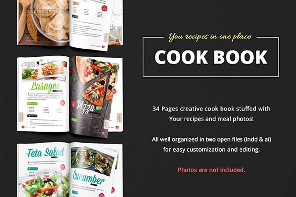 Cook Book - Recipes vol 1, a Magazine Template by pixart_pm (Photo 1 of 4)
