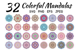 Mandala SVG PNG JPEG EPS