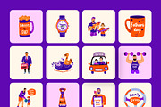 Happy Fathers Day Stickers, an Emoji Icon by Creative Stall (Thumbnail 7 of 8)