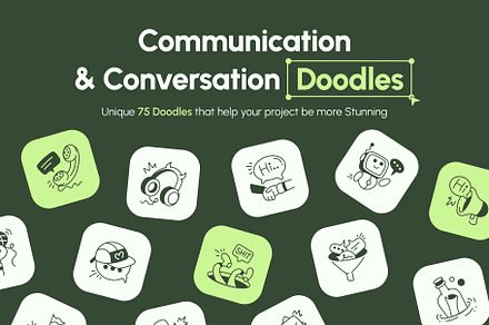 Communication Animated Icons, a Solid Icon by Vectors Market