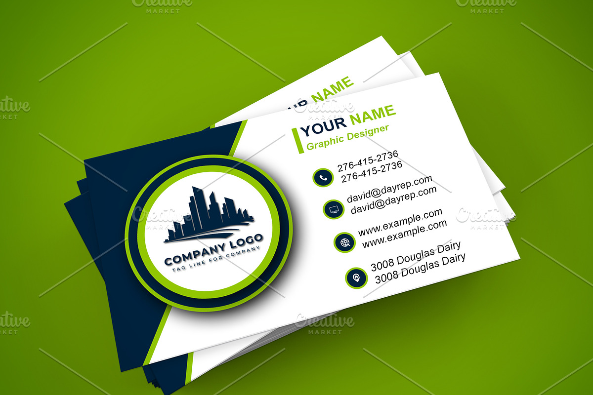 Real Estate Card PSD preview 3