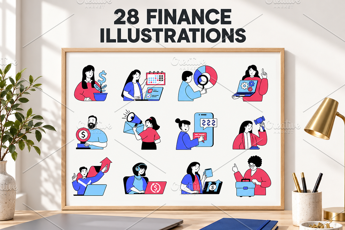 Business and Finance Illustrations, a Finance Illustration by alexdndz (Photo 1 of 3)