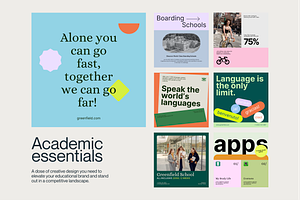 Academic Essentials | 3 AI. & CANVA, a Social Media Template by By Arkadë