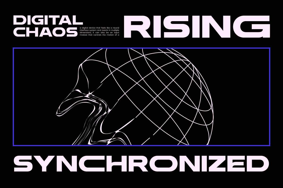 Futuristic Extended Sans - Noa Voren, a Sans Serif Font by Say Studio (Photo 5 of 10)